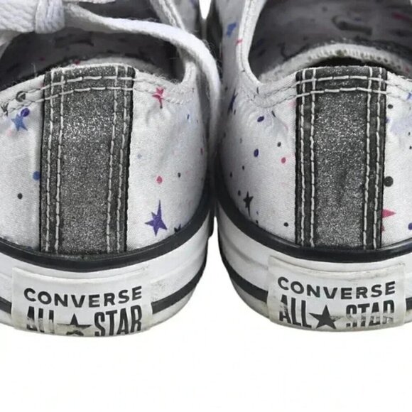 Converse Chuck Taylor All Star Gravity Graphic Low Top Junior Grey Star Size 3 - Picture 10 of 12